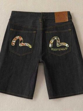 Evisu Men's Denim Shorts